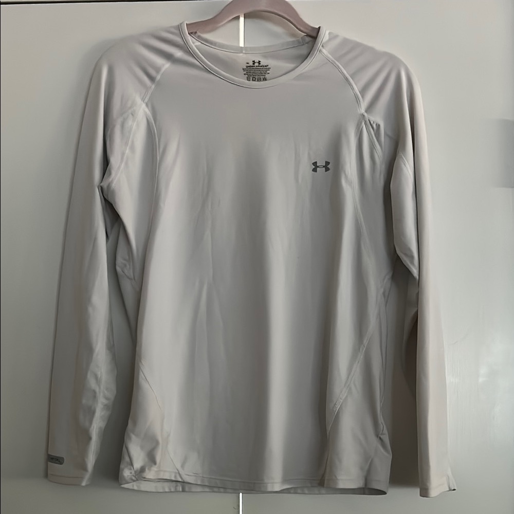 Under Armour Kids Light Gray Long Sleeve Tee
